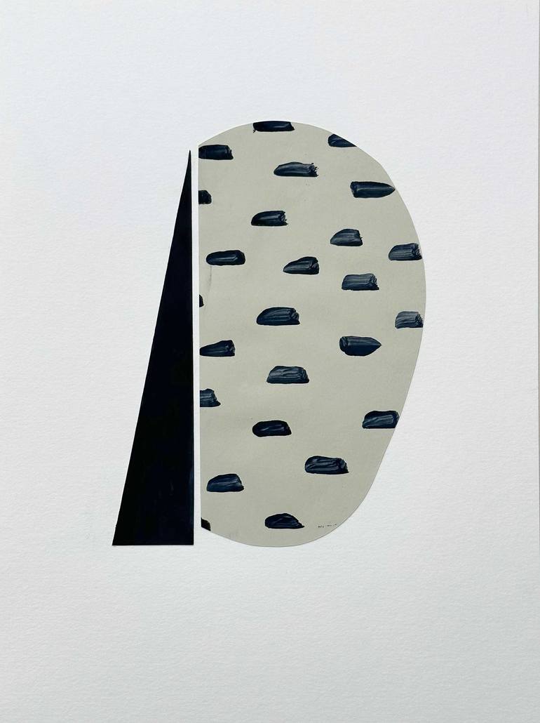Original Contemporary Abstract Collage by Amanda Andersen