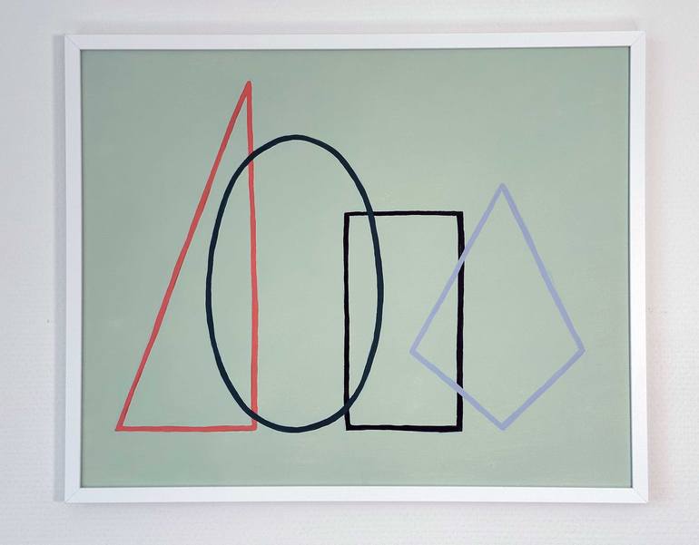 Original Abstract Geometric Drawing by Amanda Andersen
