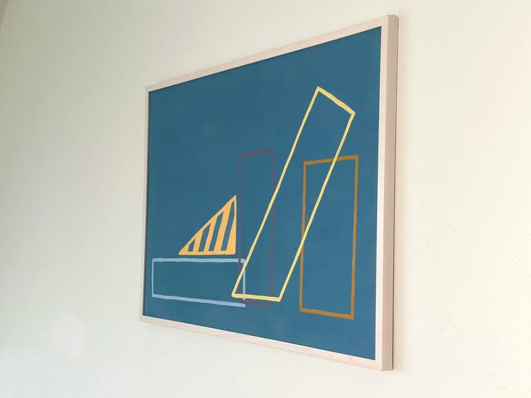 Original Geometric Painting by Amanda Andersen