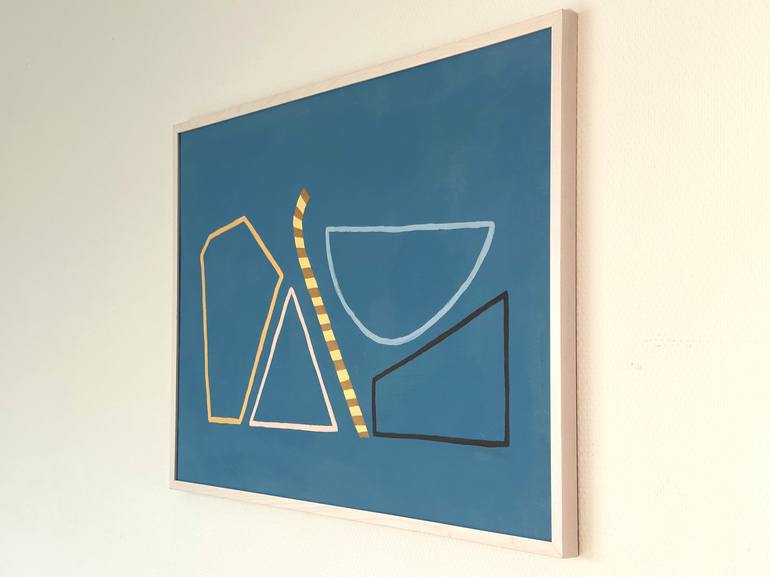 Original Geometric Painting by Amanda Andersen