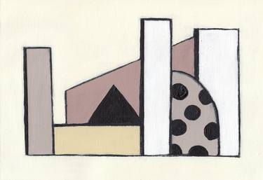Original Abstract Architecture Drawings by Amanda Andersen