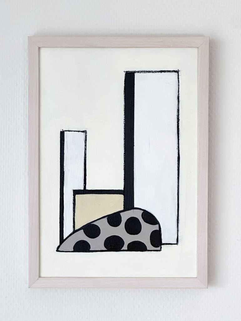 Original Abstract Architecture Drawing by Amanda Andersen