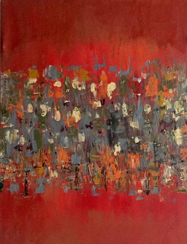 Original Abstract Expressionism Abstract Paintings by Patricia Mc Alister