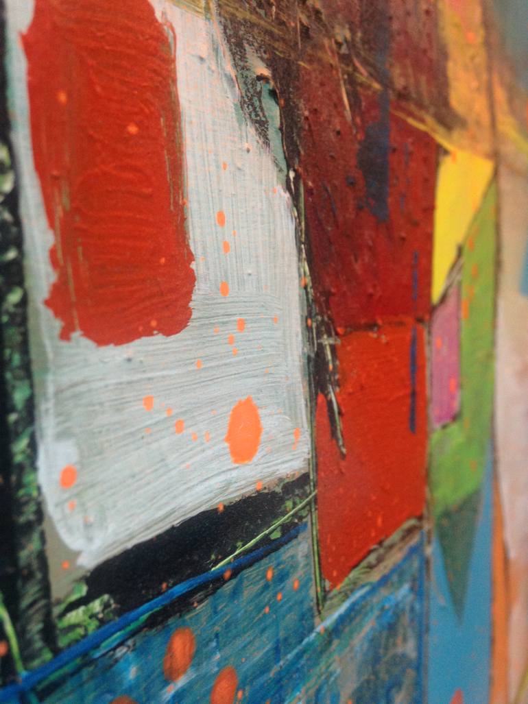 Original Abstract Expressionism Abstract Painting by Tuci Aka Pablo Not Picasso