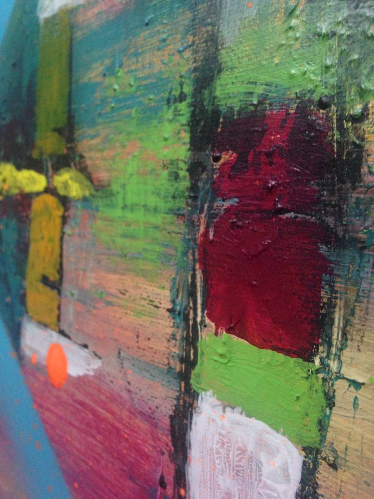 Original Abstract Expressionism Abstract Painting by Tuci Aka Pablo Not Picasso