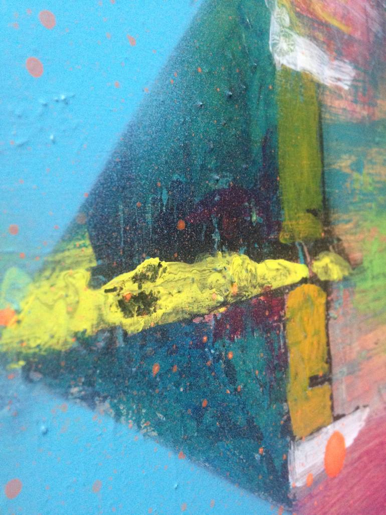 Original Abstract Expressionism Abstract Painting by Tuci Aka Pablo Not Picasso