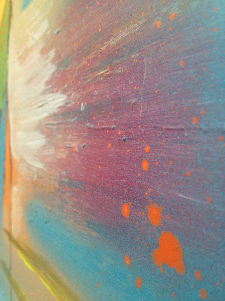 Original Abstract Expressionism Abstract Painting by Tuci Aka Pablo Not Picasso