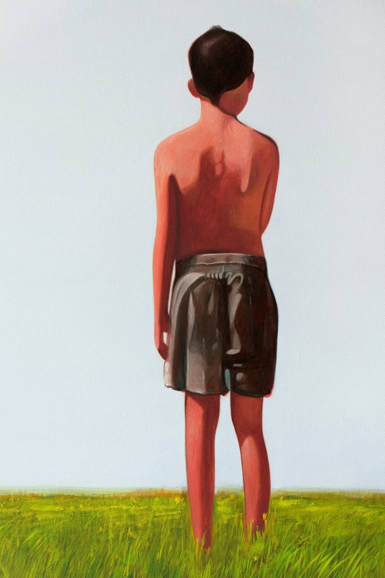 Original Figurative Children Painting by Patrick Santoni