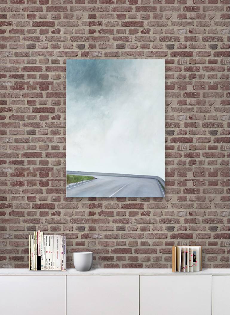 Original Conceptual Landscape Painting by Patrick Santoni