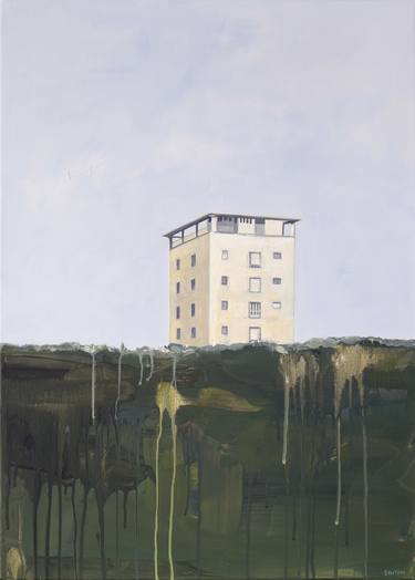 Original Architecture Paintings by Patrick Santoni