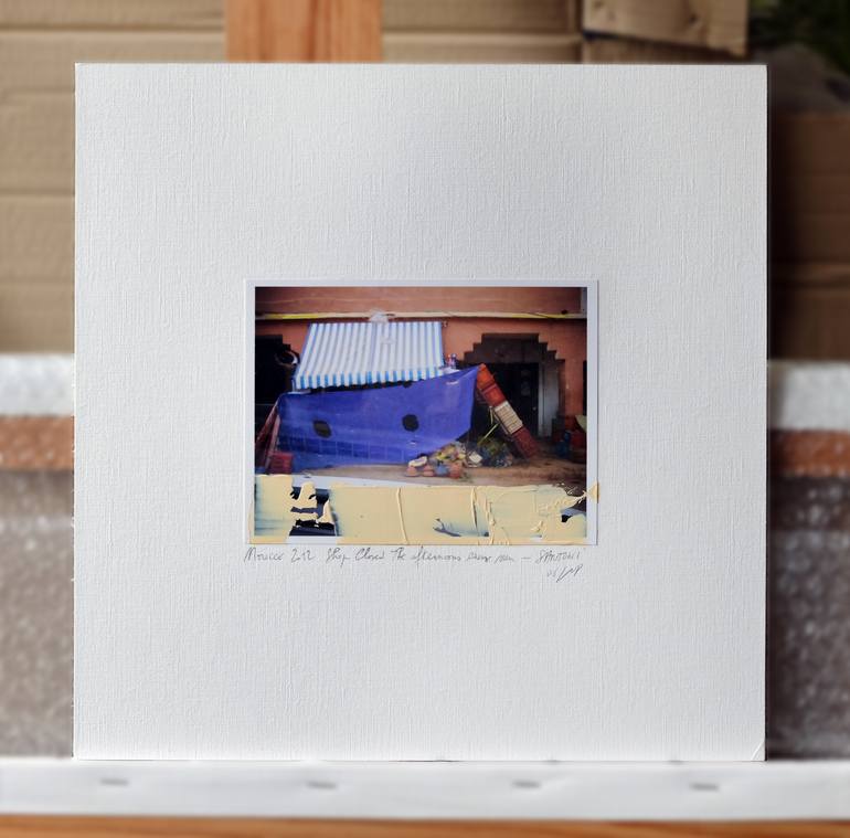 Original Documentary Travel Painting by Patrick Santoni