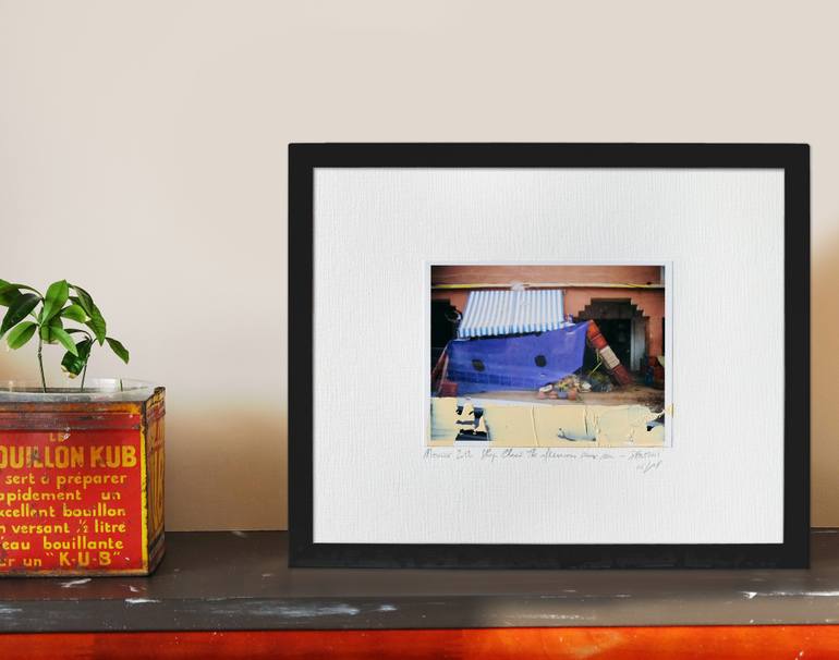 Original Documentary Travel Painting by Patrick Santoni