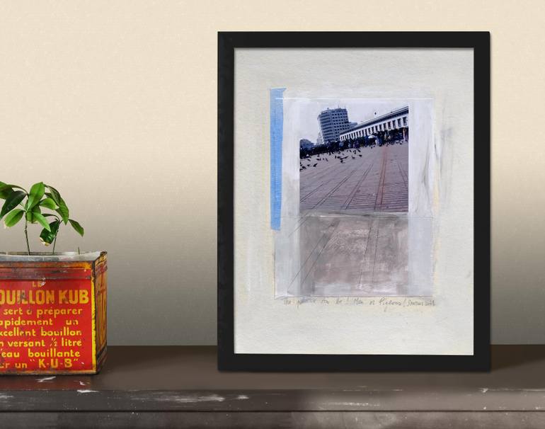 Original Figurative Architecture Painting by Patrick Santoni