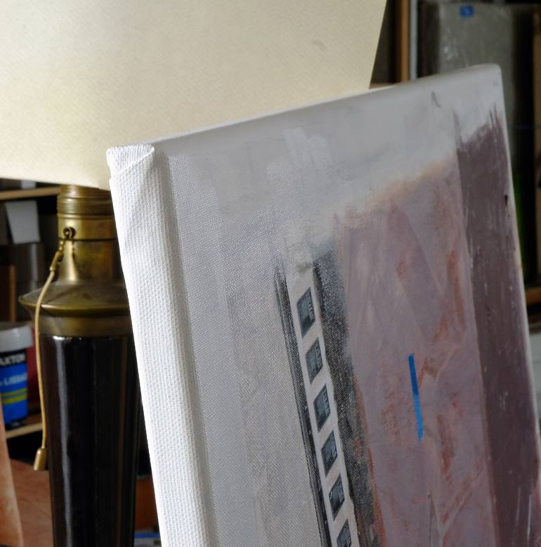 Original Figurative Architecture Painting by Patrick Santoni