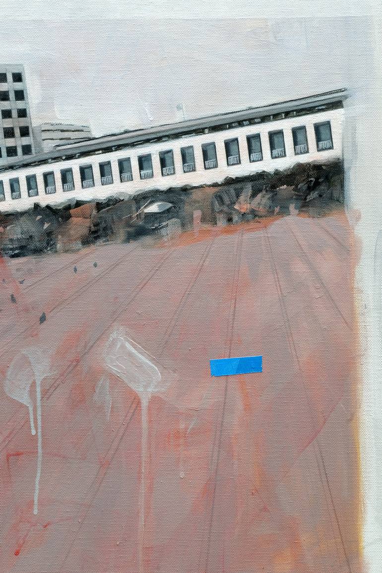 Original Figurative Architecture Painting by Patrick Santoni