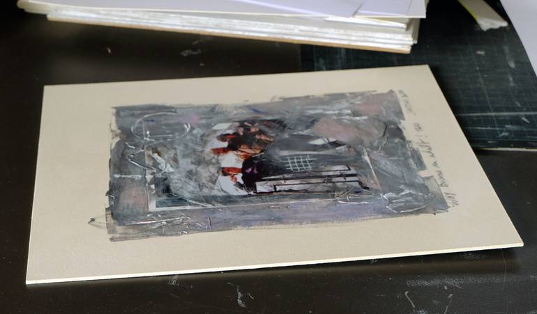 Original Figurative People Collage by Patrick Santoni