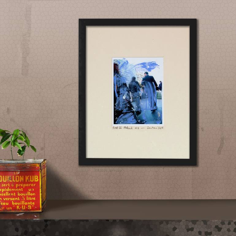 Original Figurative Cities Painting by Patrick Santoni