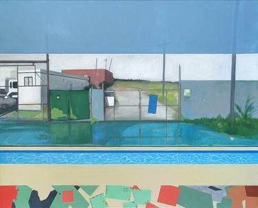 Pool with industrial zone thumb