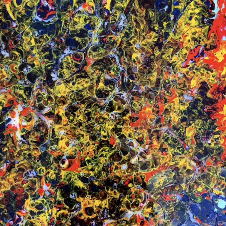 Original Abstract Expressionism Abstract Painting by Snehil Babel