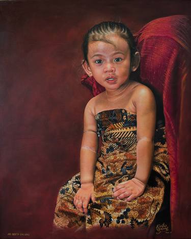 Princess with batik dress thumb