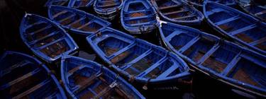 Blue Boats of Essaouira - Limited Edition of 10 thumb