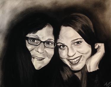 Original Portraiture Family Drawings by Stephen Thompson