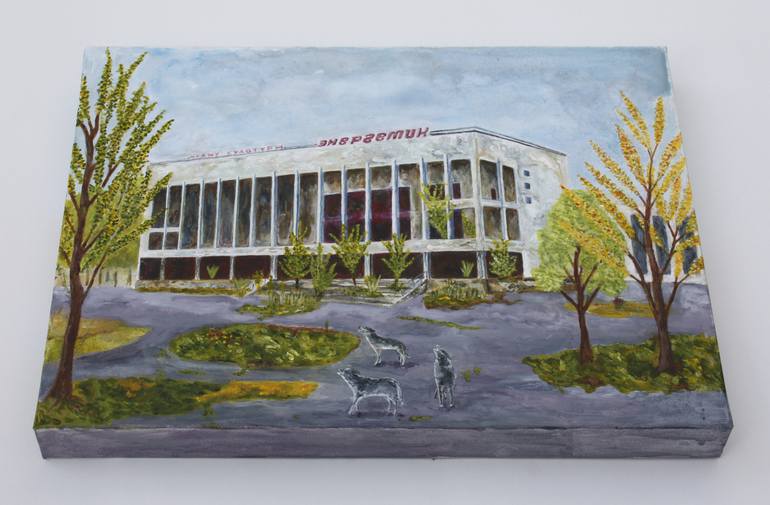 Original Contemporary Cities Painting by Nigel Swift