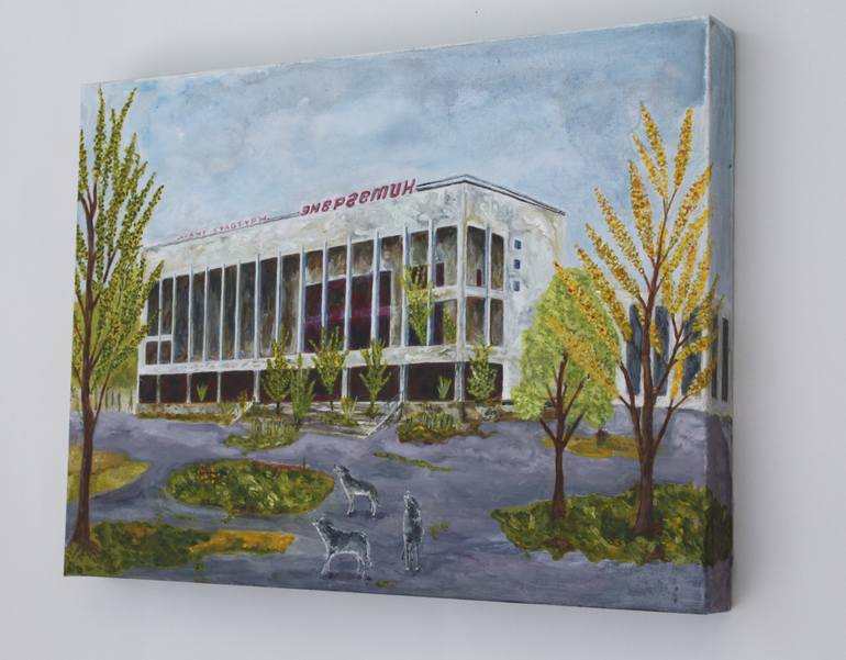 Original Contemporary Cities Painting by Nigel Swift