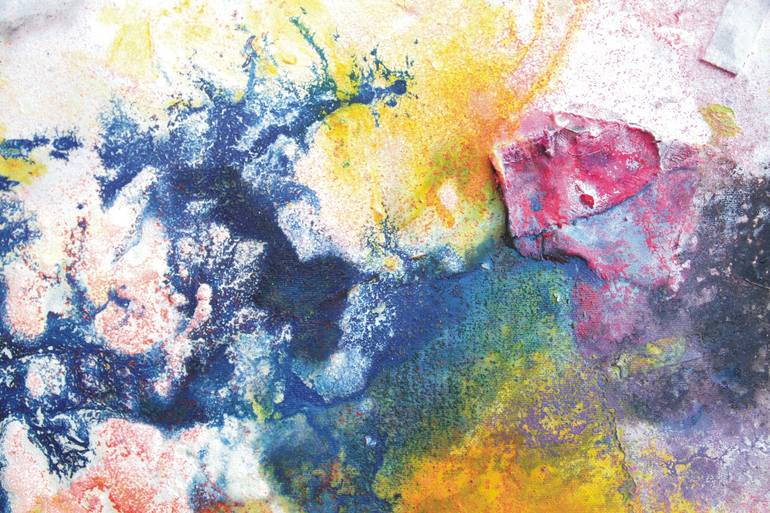 Original Abstract Expressionism Abstract Painting by Renato Giorgio -  Rehn