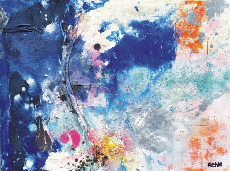 Original Abstract Painting by Renato Giorgio -  Rehn