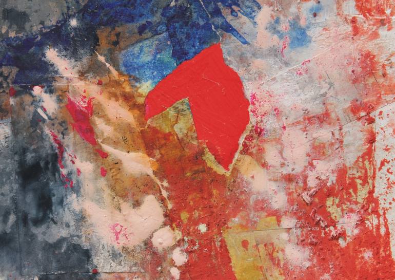 Original Abstract Expressionism Abstract Painting by Renato Giorgio -  Rehn