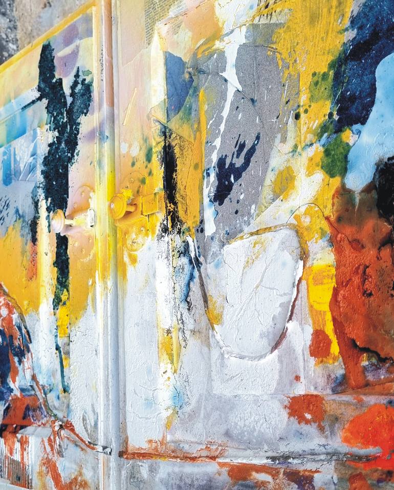 Original Abstract Expressionism Abstract Painting by Renato Giorgio -  Rehn