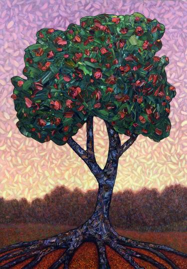 Original Impressionism Tree Paintings by James W Johnson