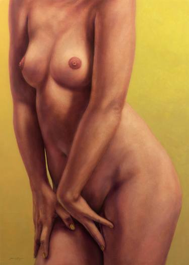 Original Figurative Nude Paintings by James W Johnson