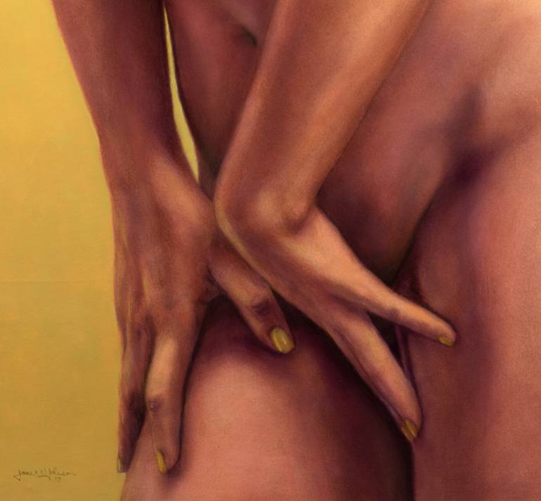 Original Nude Painting by James W Johnson