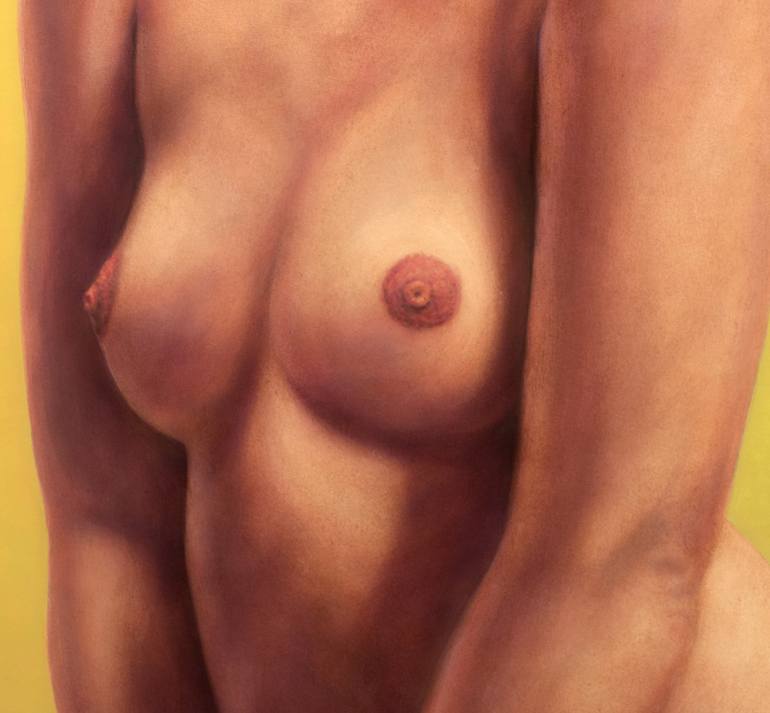 Original Figurative Nude Painting by James W Johnson