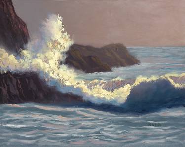 Print of Realism Seascape Paintings by Steve Kohr