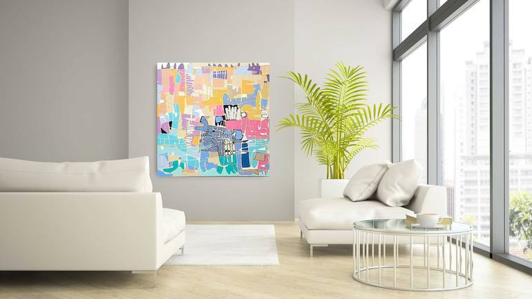 Original Abstract Expressionism Abstract Painting by Sophia Polenek