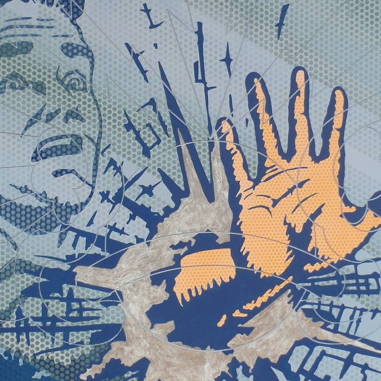 Original Pop Art Comics Painting by Dangerous Minds Artists