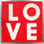 LOVE - Red by Dangerous Minds Artists