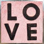 LOVE - Pink by Dangerous Minds Artists