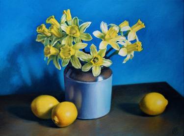 Original Fine Art Still Life Paintings by Natalia Beccher