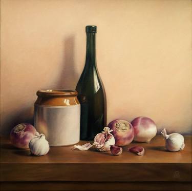 Original Fine Art Still Life Paintings by Natalia Beccher