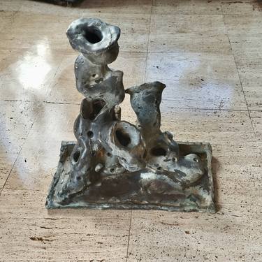 Original Abstract Expressionism Music Sculpture by Stefan Van Der Ende