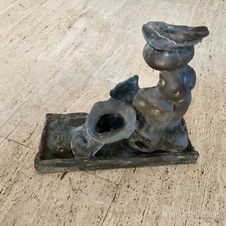 Original Abstract Expressionism Music Sculpture by Stefan Van Der Ende