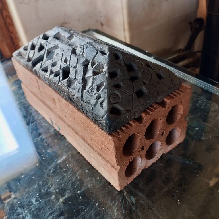 Original Abstract Architecture Sculpture by Stefan Van Der Ende