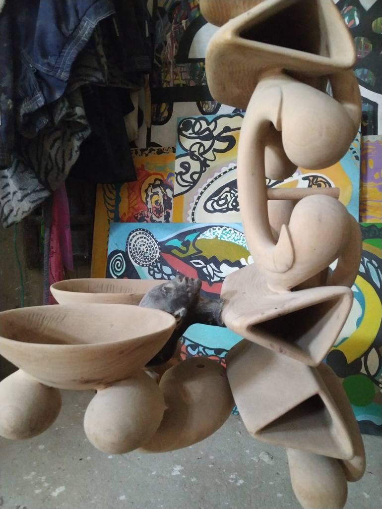 Original Abstract Sculpture by Stefan Van Der Ende