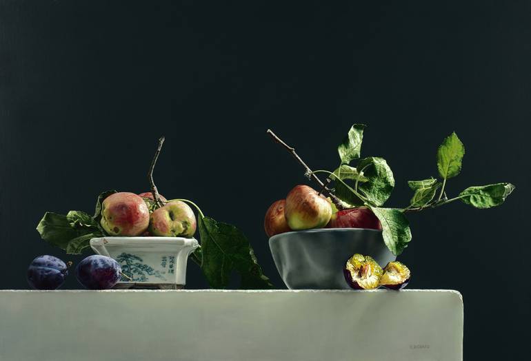 Print of Figurative Still Life Printmaking by Bruno Richard