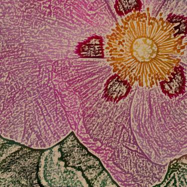 Print of Minimalism Floral Printmaking by Rose Freeland
