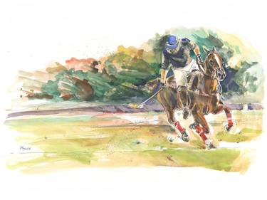 Print of Figurative Sports Paintings by Rose Freeland